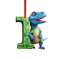 thumbnail image 1 of Christmas Dinosaur Ornaments 26 Letter Cartoon Pendant, Acrylic Dino Figures Hanging Gift for Christmas Tree, Funny Dinosaur Decor for Kids, Christmas Dinosaur Cartoon Pendant,Christmas Decor (I), 1 of 8