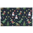 thumbnail image 1 of Christmas Dinosaur Pattern Door Rugs,Washable Non Slip Door Mats Indoor,Decorative Door Mats,Entry Mat Indoor for Entrance,Bedroom,Kitchen,Bathroom,17"x30", 1 of 6