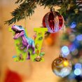 Christmas Dinosaur Wooden Pendant Light Sticks for Easter Eggs Large