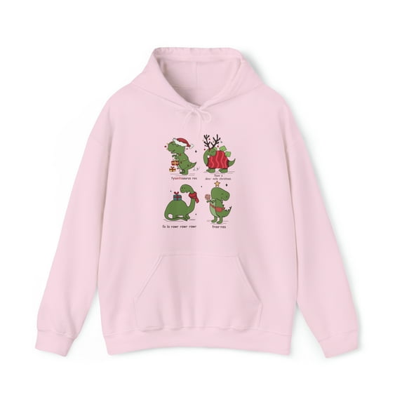 Christmas Dinosaurs, Tree Rex, Santa Saurus Hoodie