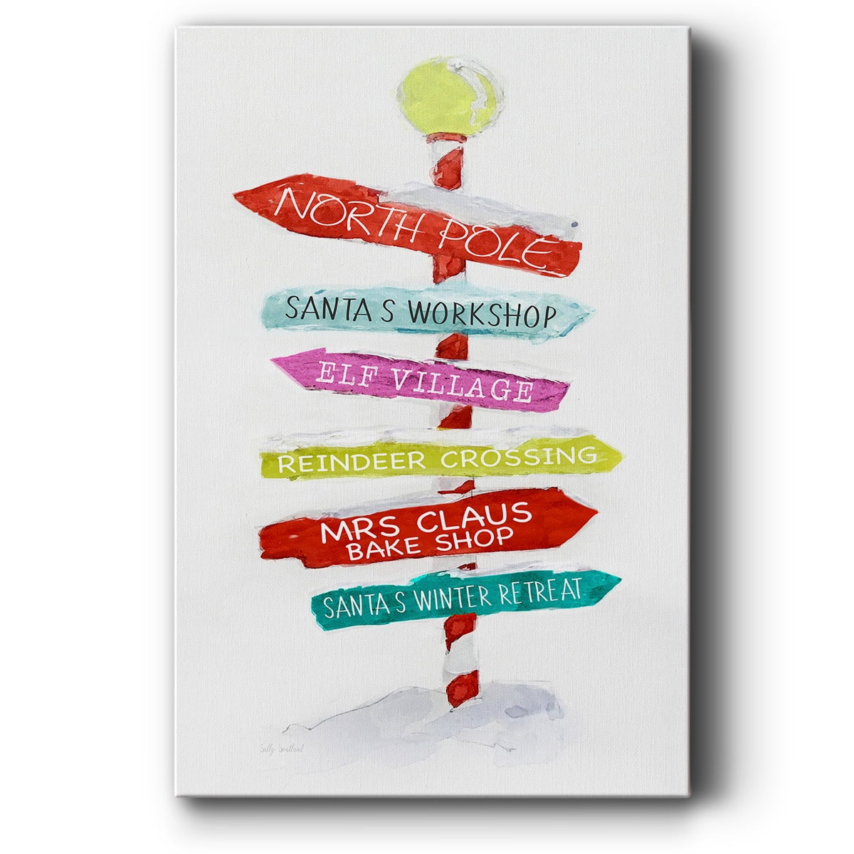 Christmas Directions- Gallery Wrapped Canvas