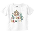 thumbnail image 1 of Christmas Disco Ball Groovy Bright Toddler Baby Graphic T Shirt Brisco Brands 6M, 1 of 1