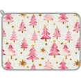 thumbnail image 1 of Christmas Dish Drying Mat Dots Pink Xmas Tree Absorbent Dish Drainer Protector Pad Winter Dry Mat for Kitchen Countertop Tableware Decor, 18 x 24 Inch, 1 of 6