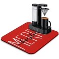 thumbnail image 1 of Christmas Dish Drying Mat for Kitchen Counter, Red Mreey Christmas Absorbent Fast Dry Dishes Coffee Mats, Xmas Kitchen Accessories Drainer Rack Pad 16x18 Inch, 1 of 6