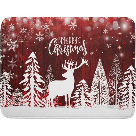 Christmas Dish Drying Mats for Kitchen Counter 16x18 Inch Merry Christmas Happy New Year Snowflake Microfiber Drying Mat Kitchen Accessories Fast Dry Dishes Pad Dish Rack Drainer Mat for Coffee Bar