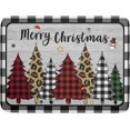 thumbnail image 1 of Christmas Dish Drying Mats for Kitchen Counter 18"x24" Merry Christmas Snowflake Microfiber Reversible Drying Mat Kitchen Accessories Christmas Dish Drainer Pad for Coffee Bar Tableware Protector, 1 of 6