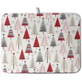 thumbnail image 1 of Christmas Dish Drying Mats for Kitchen Counter Xmas Tree Drying Mat Winter Holiday Dishes Drying Pad Microfiber Absorbent Dish Draining Mat Washable Dish Drainer Rack Mat 18x24 Inch, 1 of 7