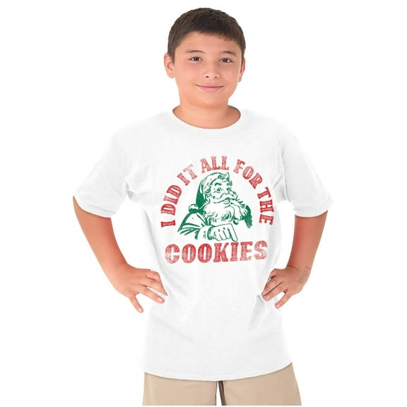 Christmas Do It For The Cookies Crewneck T Shirts Boy Girl Brisco Brands S