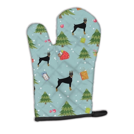 Christmas Doberman Pinscher Oven Mitt
