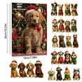 thumbnail image 1 of Christmas Dog Advent Calendar with 24 Mini Dog Ornaments, Holiday Countdown Calendar for Dog Lovers, Festive Decor for Tree & Mantel, 1 of 2