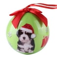 thumbnail image 1 of Roxie Christmas Dog Ball Ornaments Shatterproof Christmas Tree Decorations Large Hanging Ball Pendants with String for Xmas Tree, Holiday Wedding Party Decoration (GREEN), 1 of 5
