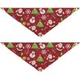 thumbnail image 1 of Christmas Dog Bandanas 2 Packs Adjustable Dog Bibs for Samll Medium Dogs, 1 of 6