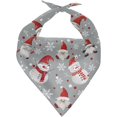 thumbnail image 1 of Christmas Dog Bandanas Boy Holiday Snowman Triangle Handkerchief Soft Pet Bandana Washable Triangle Scarf Easy Carry, 1 of 3