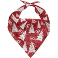 thumbnail image 1 of Christmas Dog Bandanas Reversible Adjustable Triangle Scarves Holiday Pet Costume Dog Christmas Outfits Christmas Tree Ho Pattern, 1 of 5