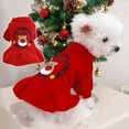 thumbnail image 1 of Christmas Dog Clothes - Christmas Pet Dress Puppy Dog Cat Winter Warm Coat Costume Princess Decoration Apparel, 1 of 6