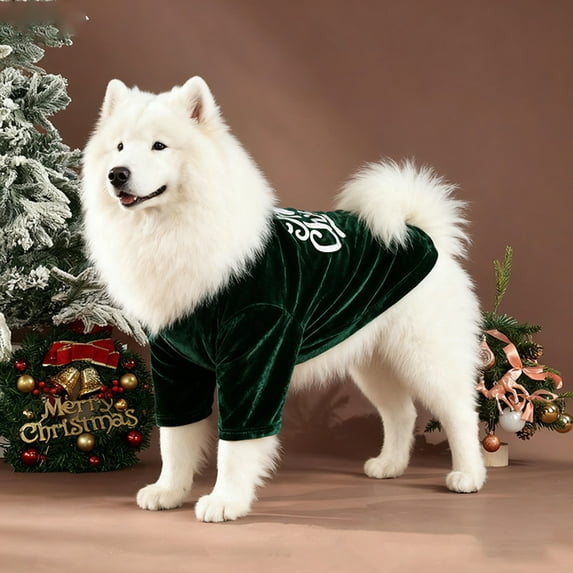 Christmas Dog Clothes for Small Medium Large Dogs, Soft and Breathable Pet Shirt, Winter Puppy Kitten Vest Dog Shirts, Merry Christmas Printed T-Shirts for Pet Dogs Cats