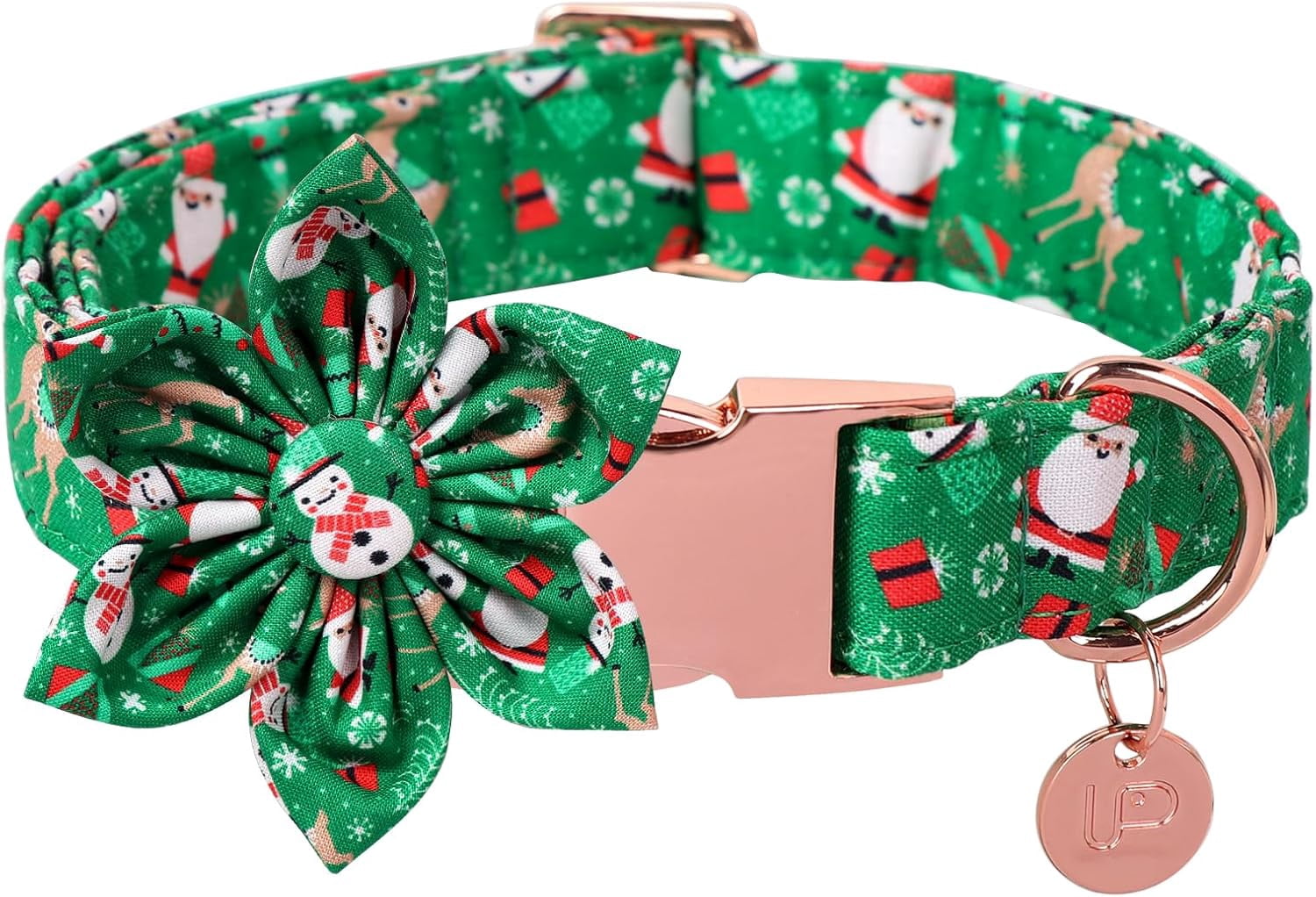 Christmas Dog Collar With Flower, Christmas Flower Collar For Puppy — free download