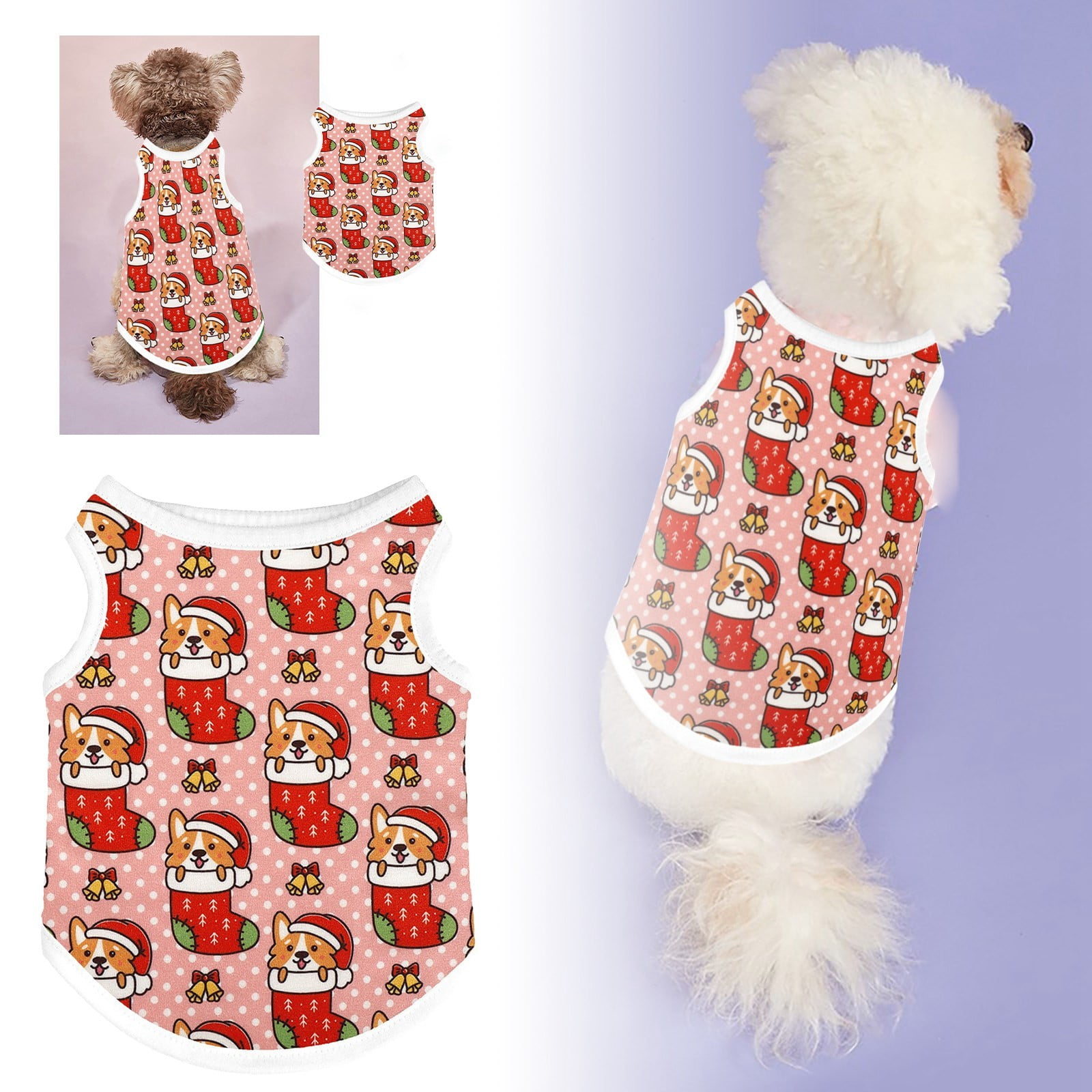 Christmas Dog Costume Cat Costume Pet Clothing Holiday and New Year Pet