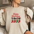 thumbnail image 1 of Christmas Dog Embroidery File Dachshund Mom Shirt Pattern Cute Sausage Dog Holiday Design for Sweatshirt Pet Lover Winter Project, 1 of 5