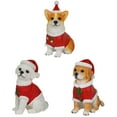 thumbnail image 1 of Christmas Dog Figurine Cute Resin Puppy Statue with Santa Hat Funny Animal Sculpture for Dog Lovers Christmas Home Tabletop Decoration, 1 of 9