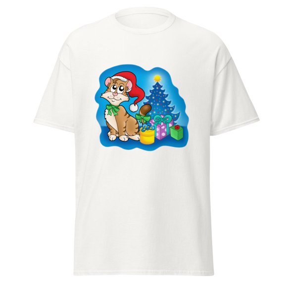 Christmas Dog Gift Unisex classic tee (White, S)