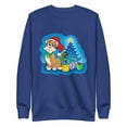 thumbnail image 1 of Christmas Dog Gifts Unisex Premium Sweatshirt (Team Royal, S), 1 of 2