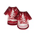 thumbnail image 1 of Christmas Dog Pajamas Xmas Pet Pjs with Snowman Elk Patterns Christmas Dog Onesie Jumpsuits Jammies Clothes Stretchy Shirts Comfy Outfit Costume Apparel for Small Medium Large Dogs, 1 of 5