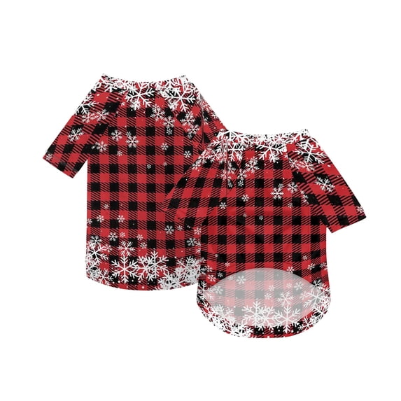 Christmas Dog Pajamas Xmas Pet Pjs with Snowman Elk Patterns Christmas Dog Onesie Jumpsuits Jammies Clothes Stretchy Shirts Comfy Outfit Costume Apparel for Small Medium Large Dogs
