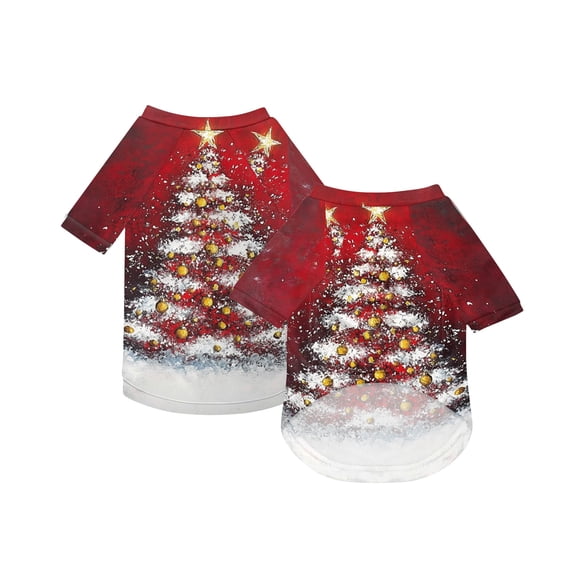 Christmas Dog Pajamas Xmas Pet Pjs with Snowman Elk Patterns Christmas Dog Onesie Jumpsuits Jammies Clothes Stretchy Shirts Comfy Outfit Costume Apparel for Small Medium Large Dogs
