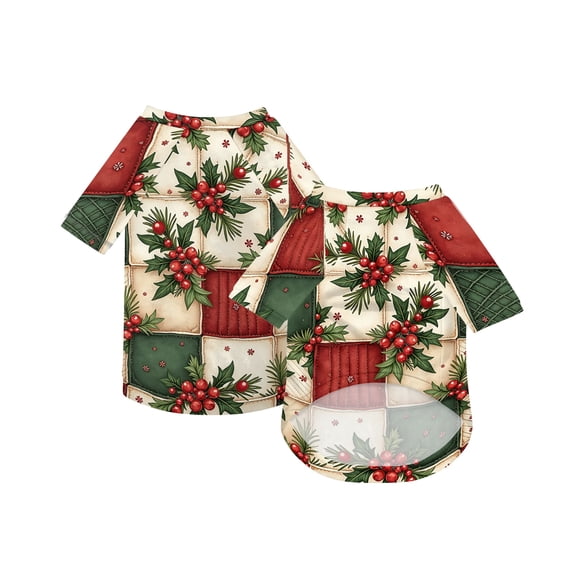 Christmas Dog Pajamas Xmas Pet Pjs with Snowman Elk Patterns Christmas Dog Onesie Jumpsuits Jammies Clothes Stretchy Shirts Comfy Outfit Costume Apparel for Small Medium Large Dogs