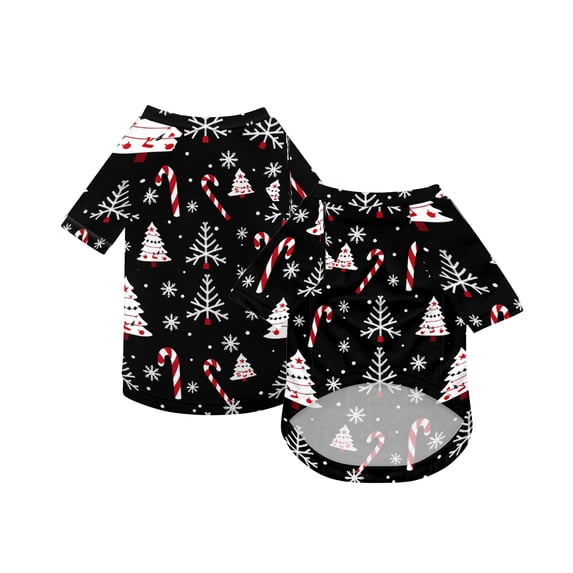 Christmas Dog Pajamas Xmas Pet Pjs with Snowman Elk Patterns Christmas Dog Onesie Jumpsuits Jammies Clothes Stretchy Shirts Comfy Outfit Costume Apparel for Small Medium Large Dogs