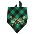 thumbnail image 1 of Christmas Dog Plaid Bandana Triangle Bib Set Pet Scarf Accessories for Dogs, 1 of 5