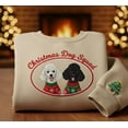 thumbnail image 1 of Christmas Dog Squad Poodle Sweatshirt, Cute Holiday Embroidered Crewneck, Festive Gift for Dog Lovers, 1 of 4