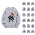 thumbnail image 1 of Christmas Dog Sweatshirt for Women 2025 Long Sleeve Crewneck Puppy Graphic Pullover Top for Dog Lover, 1 of 1