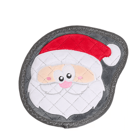 Christmas Dog Toy Santa Claus Joyhound Rip Roarin' Tough Plush Santa Claus Holiday Squeaker - Aggressive Chewers