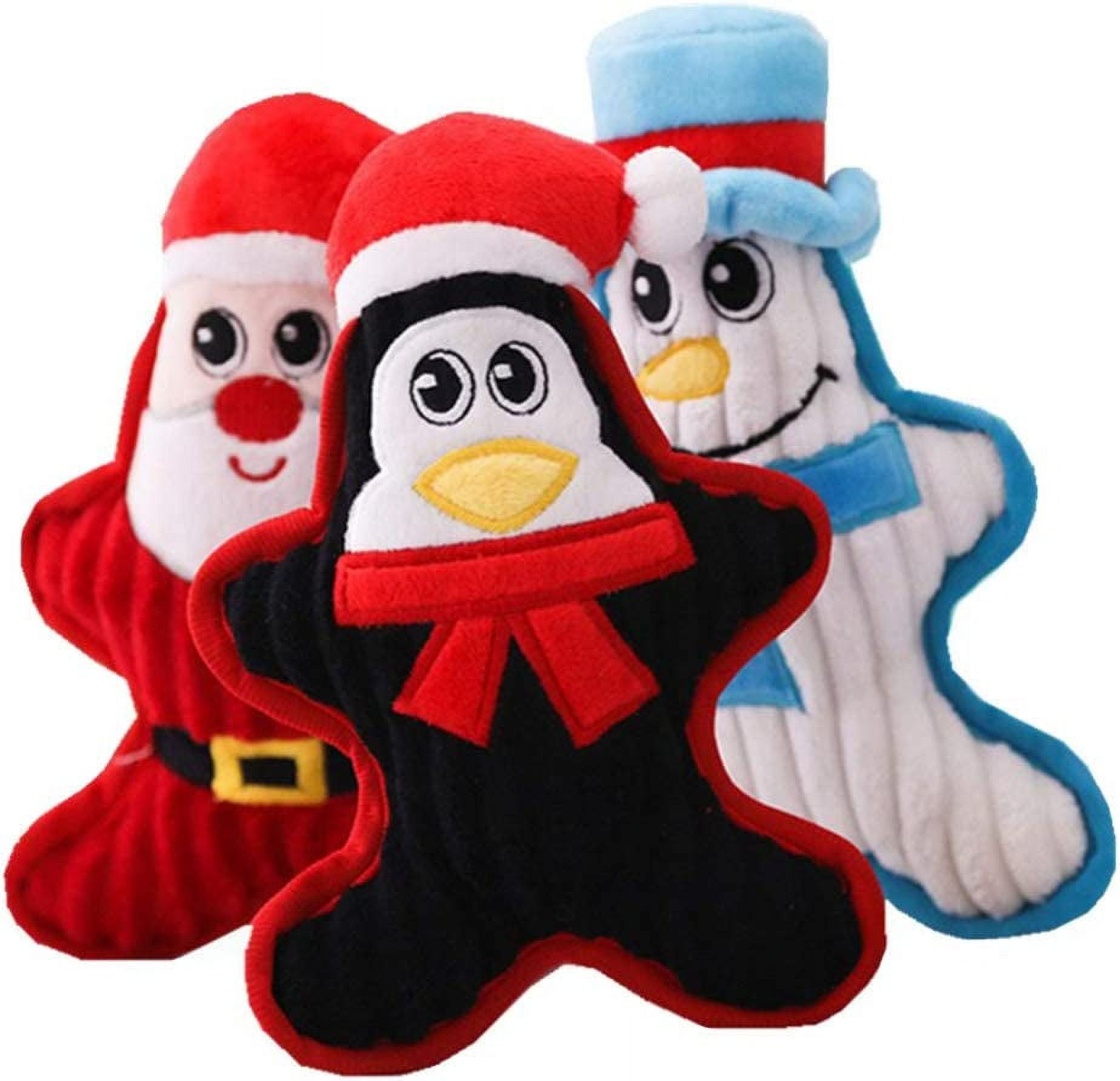 Christmas Dog Toys Plush Squeaky Chew Toy Rope Toys Christmas Stocking