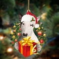 thumbnail image 1 of Christmas Dog with Gift Box Ornament Christmas Tree Decorations Xmas Tree Hangin DIY Blessing Puppy Pendant Gift/ Christmas Dog Pendant I, 1 of 5