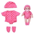 thumbnail image 1 of Christmas Doll Clothes Set - 12" Holiday Costumes for Reborn & Fashion Dolls (3+ Years), 1 of 6