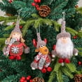 Christmas Doll Ornament Santa Snowman Girl Reindeer Stuffed Gnome Doll