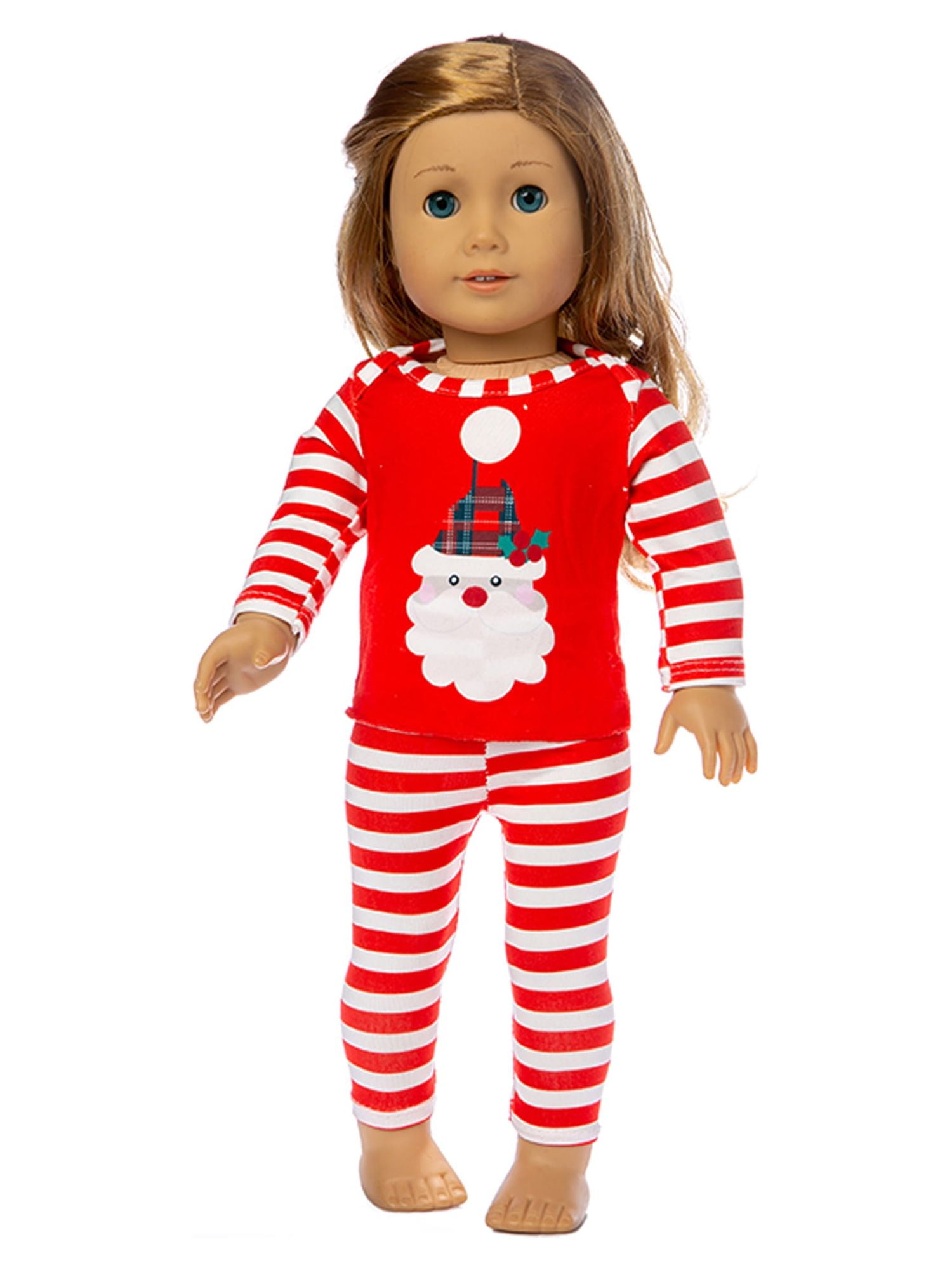 Christmas Doll Outfit Dress Clothes Accessories Lot For 18 inch American Girl Our Generation My