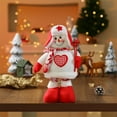 thumbnail image 1 of Christmas Dolls, Christmas Tree Decorations, Expandable Knitted Figurines for Holiday Display, Red and White Cloth Doll Props for Gifts, 1 of 7