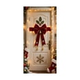 thumbnail image 1 of Christmas Door Backdrop Hanging Banner, 72.8"x35.4" Winter Party New Year Indoor Outside Front Door Party Supplies, 1 of 6