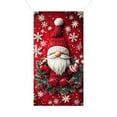 thumbnail image 1 of Christmas Door Cover 35 x 71 Inch, Santa Claus Pattern Polyester Door and Wall Hanging Decoration with Rope for Holiday Party and Home Décor, 1 of 5