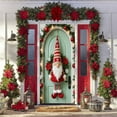thumbnail image 1 of Christmas Door Cover 72x35 Inch Christmas Gnome Hanging Banner Backdrop Photography Background Decoration Gnome Door Banner Winter Xmas New Year Holiday Party O, 1 of 6