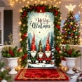 thumbnail image 1 of Christmas Door Cover Banner, Christmas Decorations Flag Photography Background for for Winter Party Decorations Supplies (Snowman, 71 x 35 Inch), 1 of 6