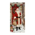 thumbnail image 1 of Christmas Door Cover Banner, Xmas Hanging Banner Holiday Backdrop Merry Christmas Santa Background for Home Holiday Decor 35.4 x 72.8in, 1 of 6
