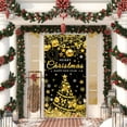 thumbnail image 1 of Christmas Door Cover Christmas Tree Door Cover Red Golden Ice Silk Fabric Christmas Front Door Banner Hanging Christmas Tree Backdrop Decorations for Winter Holiday Xmas New Year Decorations, 1 of 7