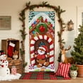 thumbnail image 1 of Christmas Door Cover Decoration Large 3D Santa Claus Gift Delivery Theme for Home Indoor Outdoor Winter Holiday Party Decor, 1 of 4