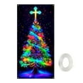thumbnail image 1 of Christmas Door Cover Decoration,Winter Holiday Window Cover Door Wall Decor for New Year Front Door,Backdrop for Holiday Party Supplies,35x71in, 1 of 8