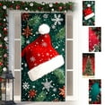 thumbnail image 1 of Christmas Door Cover Decorations Winter Snowflake Door Cover Christmas Front Door Banner Winter Snowflake Backdrop Decoration Party Photography Background For Home Indoor Winter New Year Decor, 1 of 3
